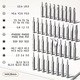 Mini elektromos csavarhúzó 46 az 1-ben, újratölthető, hordozható, többszínű, 0.23kg
