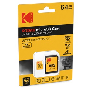 Card de memorie MicroSD Kingston Canvas GO Plus, 64GB, Clasa 10