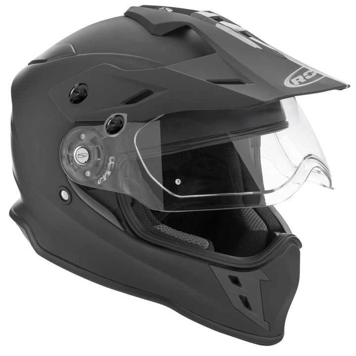 Rocc ROCC 780 matt fekete motoros sisak, szellőztetett, 1550g