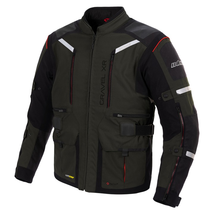 Buse Gravel XR textil motoros dzseki, szürke, M
