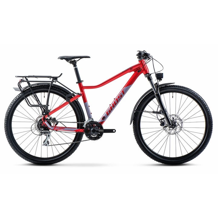 Bicicleta MTB Ghost Lanao EQ 27.5, aluminiu, amortizor 100mm, negru, M