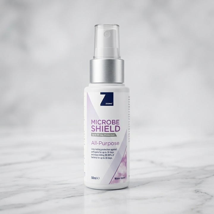 Zoono Microbe Shield All-Purpose Tartós felületfertőtlenítő spray, 50 ml
