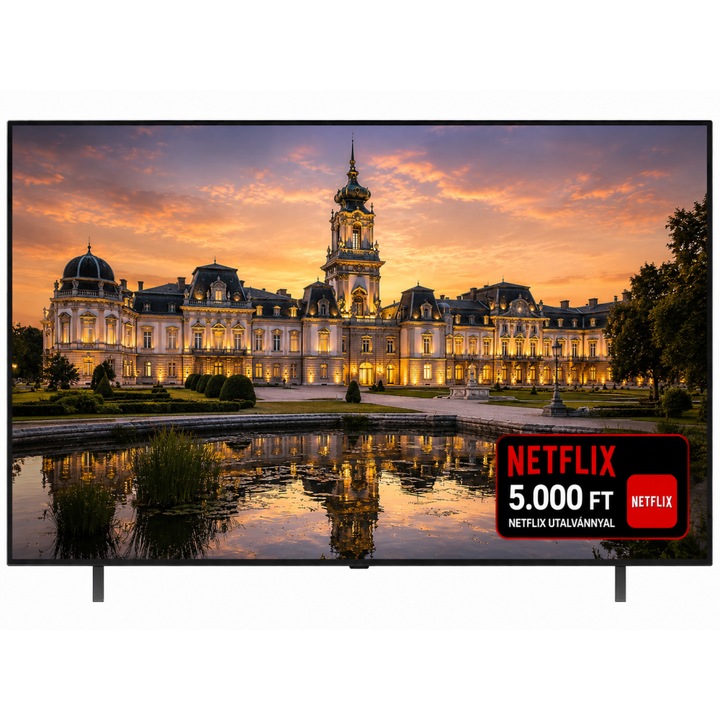 LG 65" UHD 4K OLED Okos AI TV, 164 cm képátló, 120 Hz, Wifi, HDMI, Falra szerelhető, Netflix