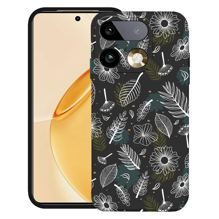 BestCase® Husa TPU Ultra Slim Compatibila cu Realme 16 Pro 5G, Flowers, Protectie Camera, Rezistenta la uzura, 3159262 B 81