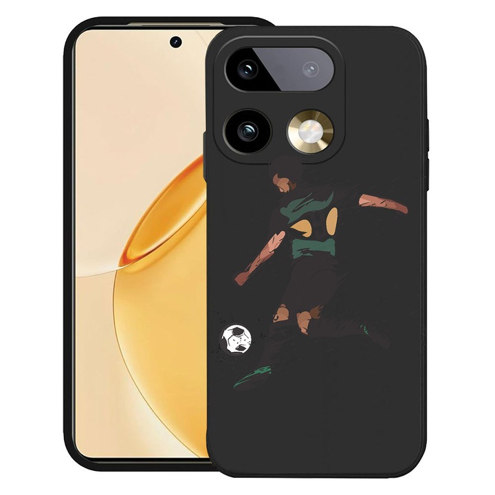 BestCase® Husa TPU Ultra Slim Compatibila cu Realme 16 Pro 5G, Football, Protectie Camera, Rezistenta la uzura, 3159262 B 782