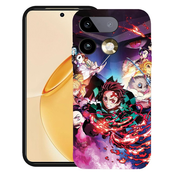 BestCase® Husa TPU Ultra Slim Compatibila cu Realme 16 Pro 5G, Demon Slayer, Protectie Camera, Rezistenta la uzura, 3159262 B 1701