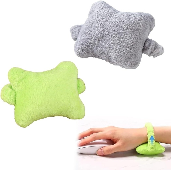 Ergonomikus csuklótámasz billentyűzethez és egérhez, 8x6cm, többszínű