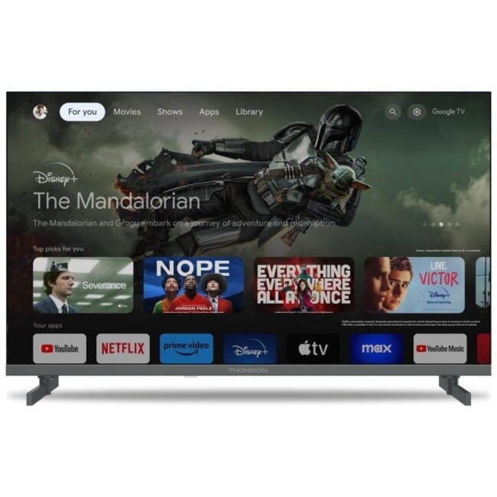 Televizor Thomson 65inch 163cm QLED 4K UHD DVB-T2/C/S2 Smart TV WiFi Bluetooth 4xHDMI 3xUSB 144Hz Negru