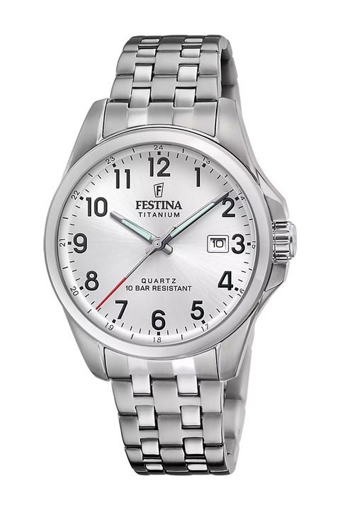 Festina, Dátumkijelzős titán karóra, Ezüstszín
