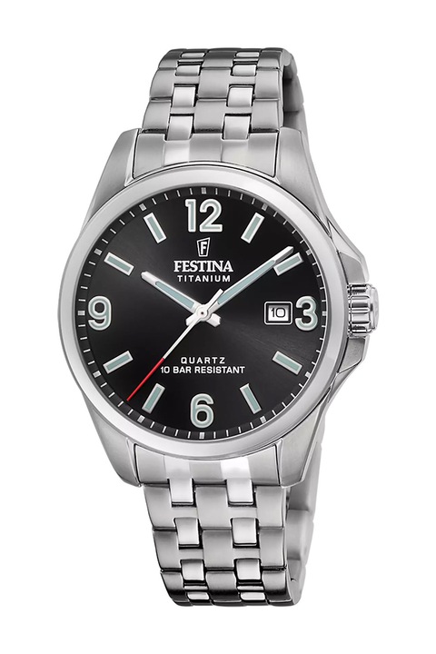Festina, Титаниев часовник с дата, Сребрист