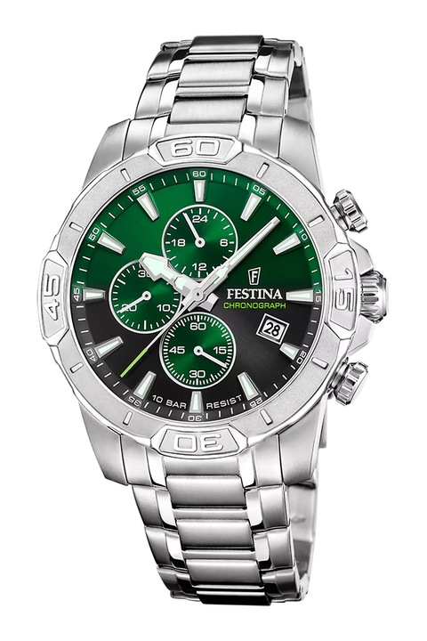 Festina, Rozsdamentes acél chrono karóra, Ezüstszín