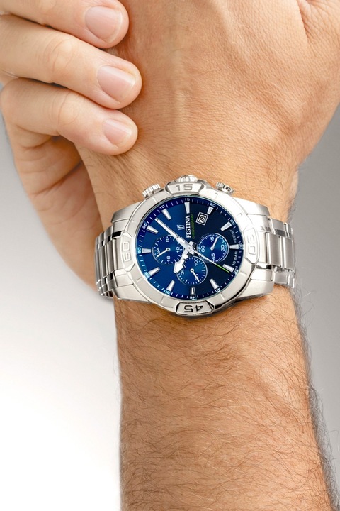Festina, Часовник от неръждаема стомана с хронограф, Сребрист