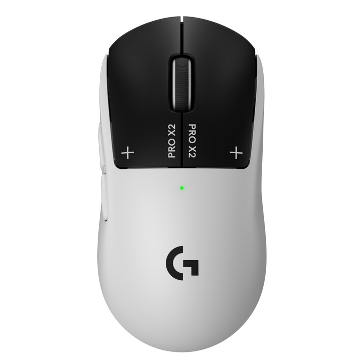 Мишка Logitech Pro X2 Superstrike бял/черен 910-007776