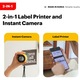 Фотоапарат Kodak Memo Shot ERA MS100 – моментален печат, компактен цифров фотоапарат със ZINK технология, идеален за деца, партита и пътувания, Жълт