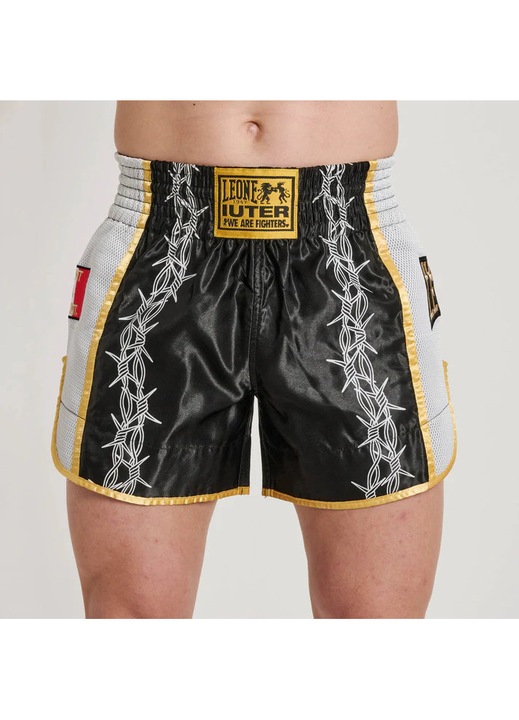Short LEONE Kick Thai Barbed Wire, Multicolor