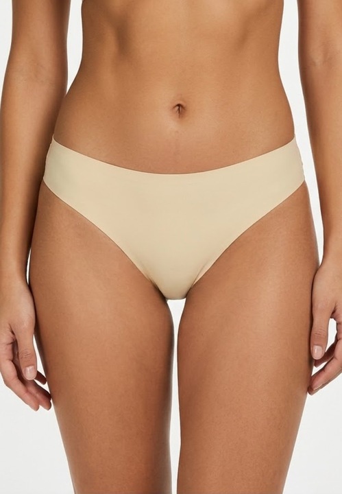 Chilot dama fara cusaturi, cu margine moale, tip slip, culoare bej, XL