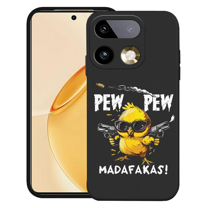 BestCase® Husa TPU Ultra Slim Compatibila cu Realme 16 Pro 5G, Pew Pew, Protectie Camera, Rezistenta la uzura, 3159262 B 1880