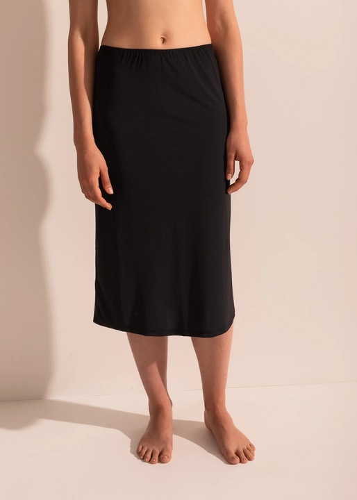 Jupa Lunga Skin Touch, Negru