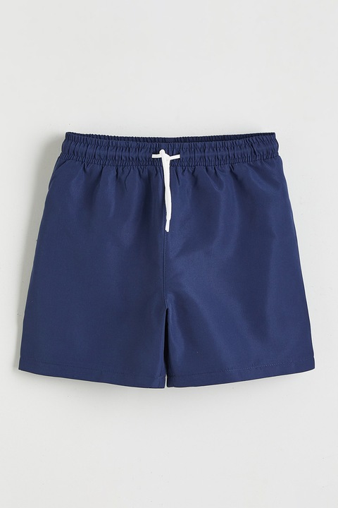LC WAIKIKI, Pantaloni scurti uni cu snururi de ajustare, Bleumarin