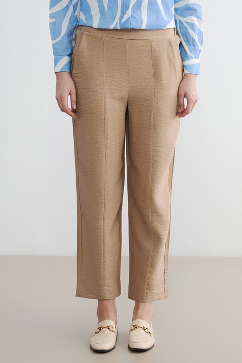 LC WAIKIKI, Pantaloni relaxed-fit cu buzunare laterale, Maro camel