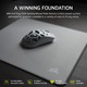 Corsair MM-Extended XL Egérpad, 930mm x 300mm x 2mm, Szürke