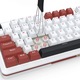 Механична клавиатура Gaming Redragon Stomhunter Magnetic с кабел, RGB осветление, Магнитни розови суичове Redragon, Бял/Червен