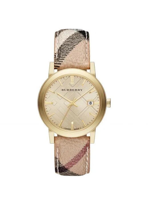 Дамски часовник Burberry Nova Check BU9026, Златист