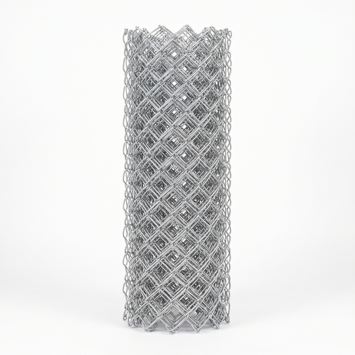 Plasa Gard Impletita Zincata, Rola 10 m, Inaltime 2 m, Fir 2.8 mm, Ochi 55 x 55 mm, Sarma Moale Galvanizata, Gradina Curte Teren Agricol
