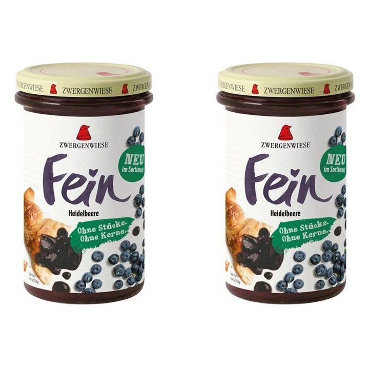 2 x Gem bio fin de afine, 280g Zwergenwiese