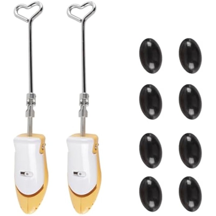 Set 2 Extensoare Pantofi Ajustabile Latime si Inaltime, Negru, 34-39