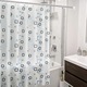 Perdea de dus 200x200cm, rezistenta la mucegai, impermeabila, alba
