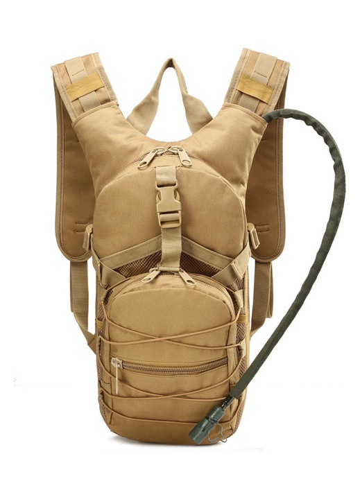 Многофункционална раница за хидратация за открито 45x25x7cm черна 20-35L