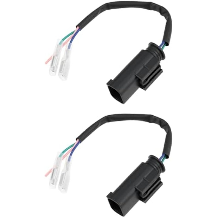 Adapter segéd aljzat 12V, 2 darabos készlet, műanyag rézzel, univerzális