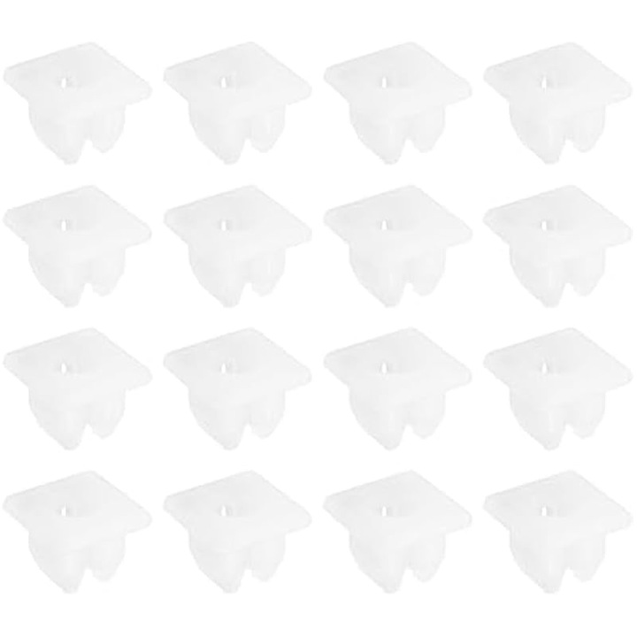30 darabos műanyag táguló anya készlet 4mm 8x8mm többszínű