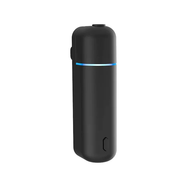 Difuzor odorizant auto Ultrasonic Scenta Mini - Auto Start/Stop, 6 parfumuri incluse - Negru