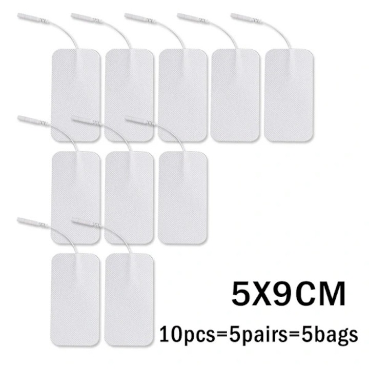 Set 10/20 plasturi electrozi fizioterapie, silicon gel, autoadezivi, reutilizabili