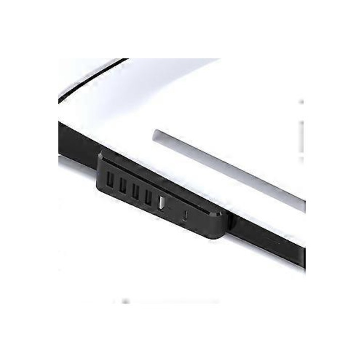 USB хъб 6 в 1 за PS5 Slim, черен, компактен