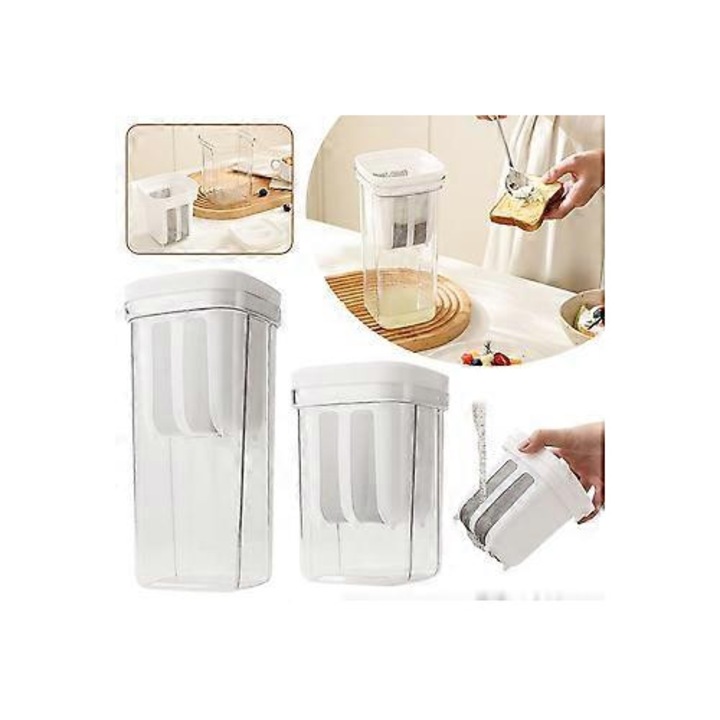 Strecuratoare iaurt grecesc, filtru fin, inox, capacitate mare