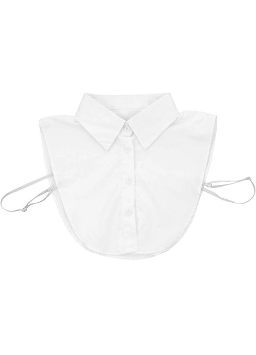 Levehető gallér, fehér, pamut, One Size INTL