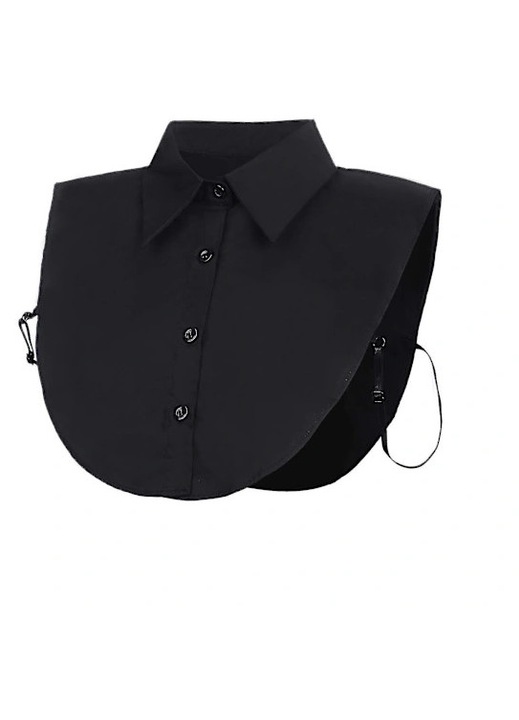 2 darab hamis gallér szett, finom design, fekete, puha anyag, női blúzokhoz, One Size INTL