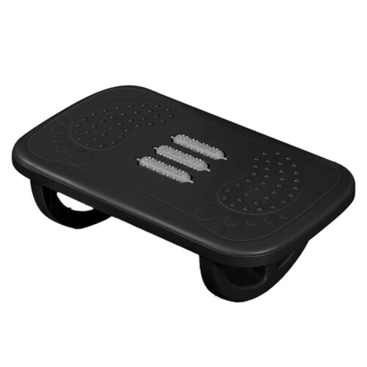 Suport ergonomic pentru picioare balansoar, negru, 40x30x10cm