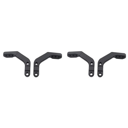Set 2 aparatori maini motocicleta, Cozevdnt, metal, negru mat