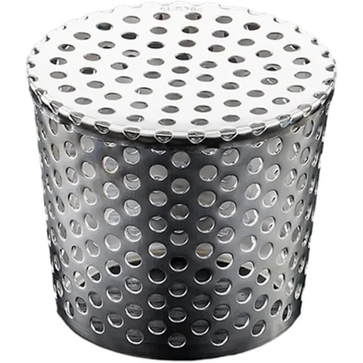 Capac scurgere acoperis, inox 304, argintiu, 11x11cm