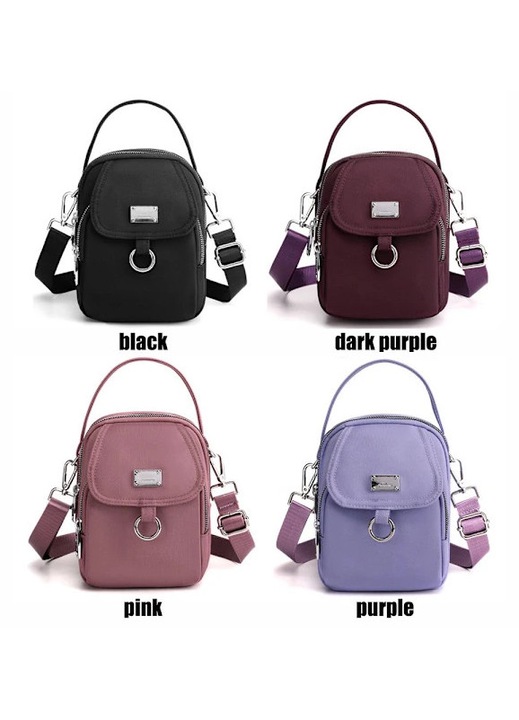 Geanta dama mini umar, nylon, 19x15x10cm
