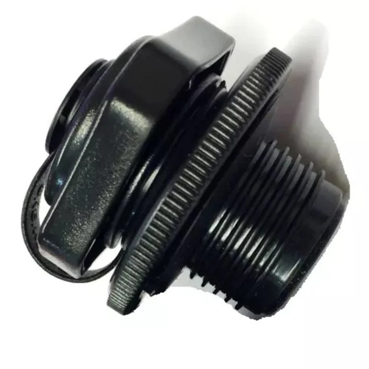 2 db csavaros szelep szett Lay-Z-Spa légkamrához, fekete, 22mm