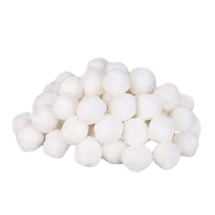 Medence szűrőgolyó készlet, 500g, poliészter, fehér