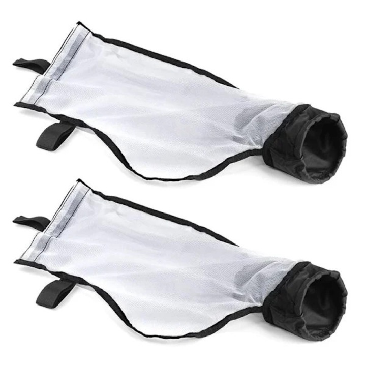 2 db nylon szűrőzsák készlet medencetisztításhoz, kompatibilis Polaris 360 380, fehér, univerzális