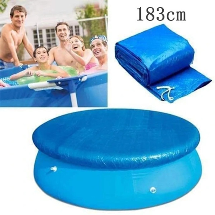 Husa pentru piscina, 210cm, albastru, PP, elastic, rezistenta la apa