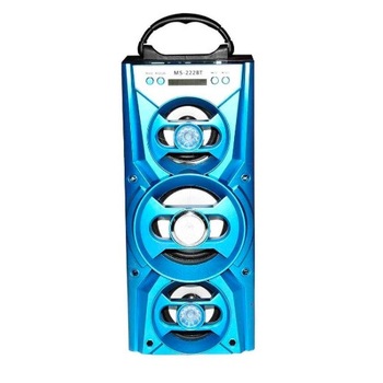 Boxa bluetooth Portabila MS-225 bluetooth cu lumini, USB, Micro SD, radio FM, Aux, Albastru Boxa bluetooth Portabila MS-225 bluetooth cu lumini, USB, Micro SD, radio FM, Aux, Albastru