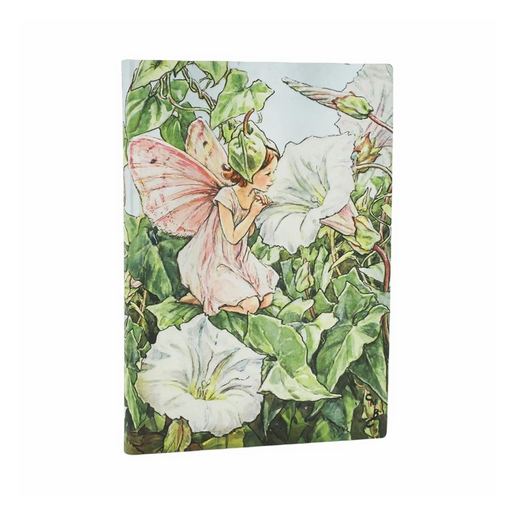 Paperblanks Bindweed Fairy jegyzetfüzet, Midi, széles vonalazású, puha borító, 88 lap